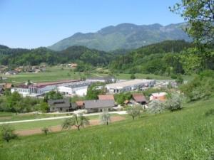 Pogled na tovarno BSH Hišni aparati Nazarje